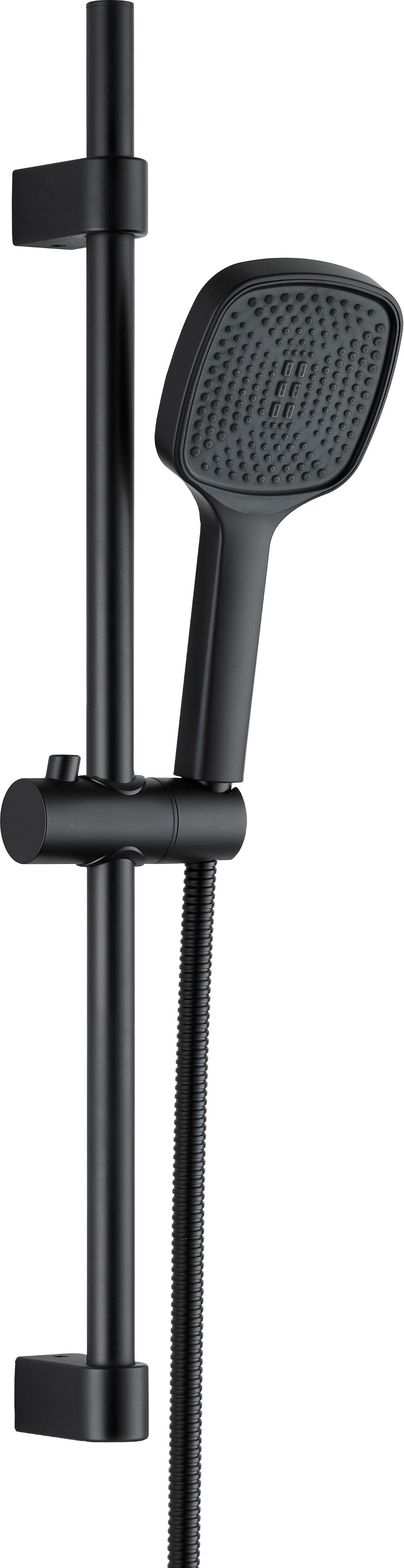 Deante Maro ensemble de douche mural noir mat NLO_N51K