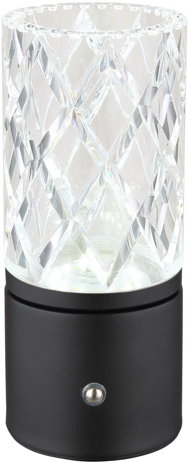 Globo Lighting Lunki lampe de table 1x2.5 W noir-transparent 21010S