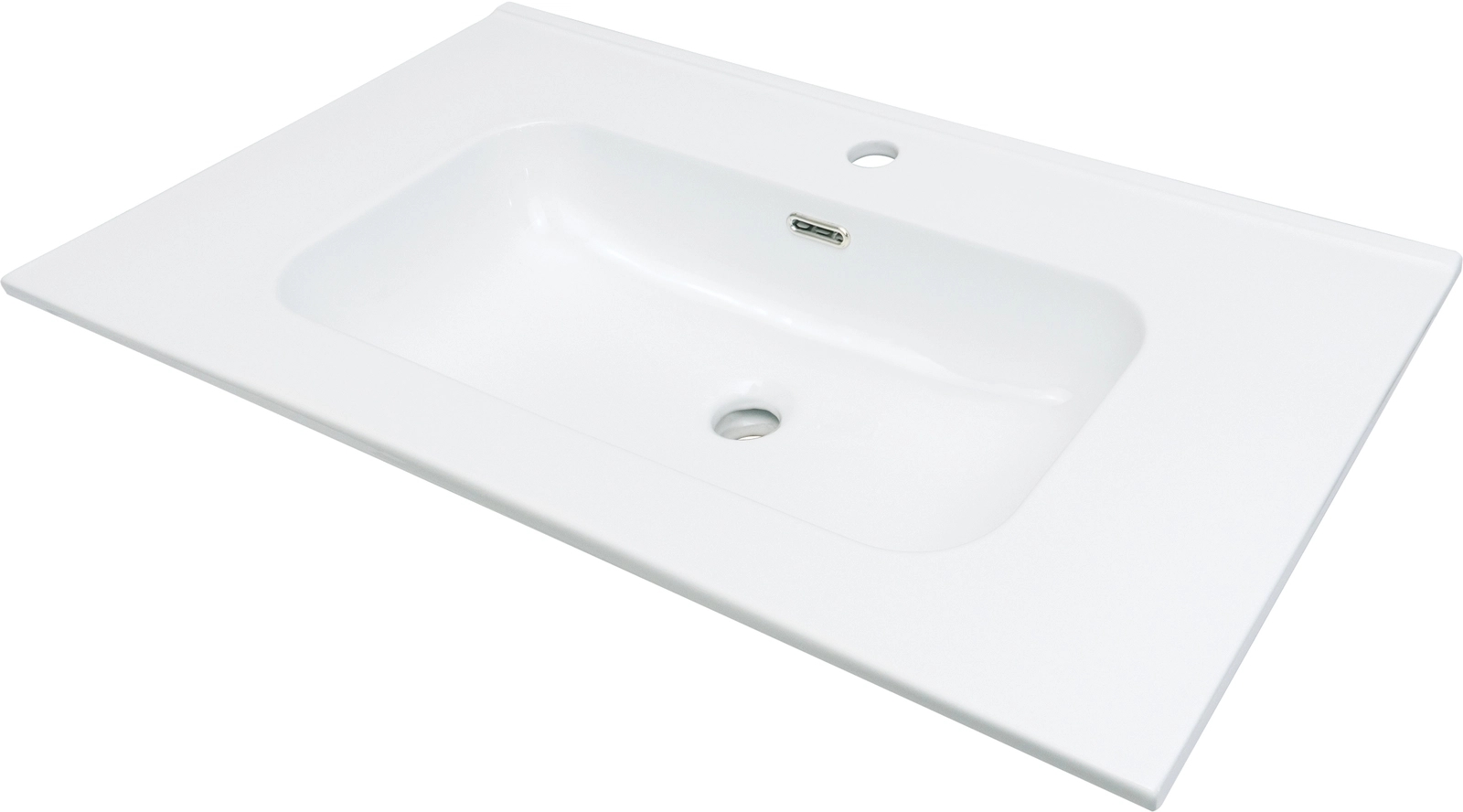 Deante Tubo lavabo 81x46.2 cm rectangulaire encastrée blanc CTU_6U8W