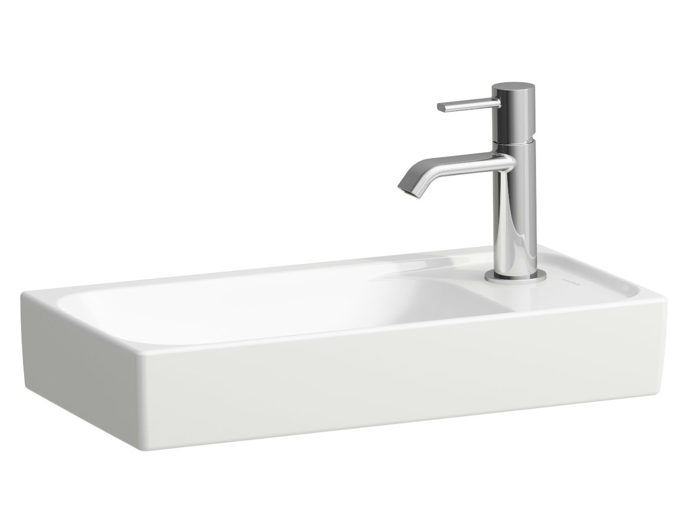 Laufen Meda lavabo 46x23.5 cm rectangulaire classique-de meuble blanc brillant H8151134001141