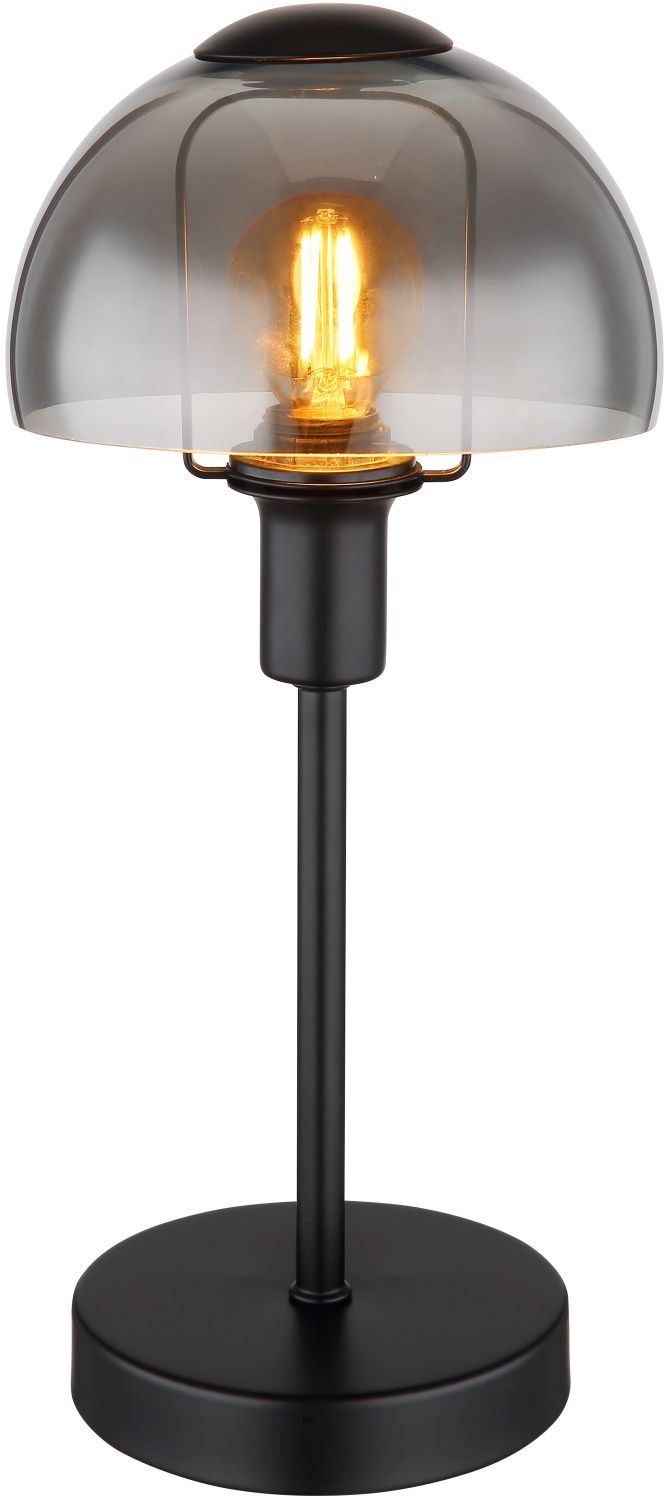 Globo Lighting Kokkini lampe de table 1x25 W noir-fumé 21914B