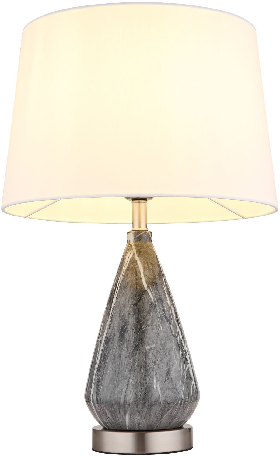 Globo Lighting Kisa lampe de table 1x40 W blanc-gris-nickel 24147W