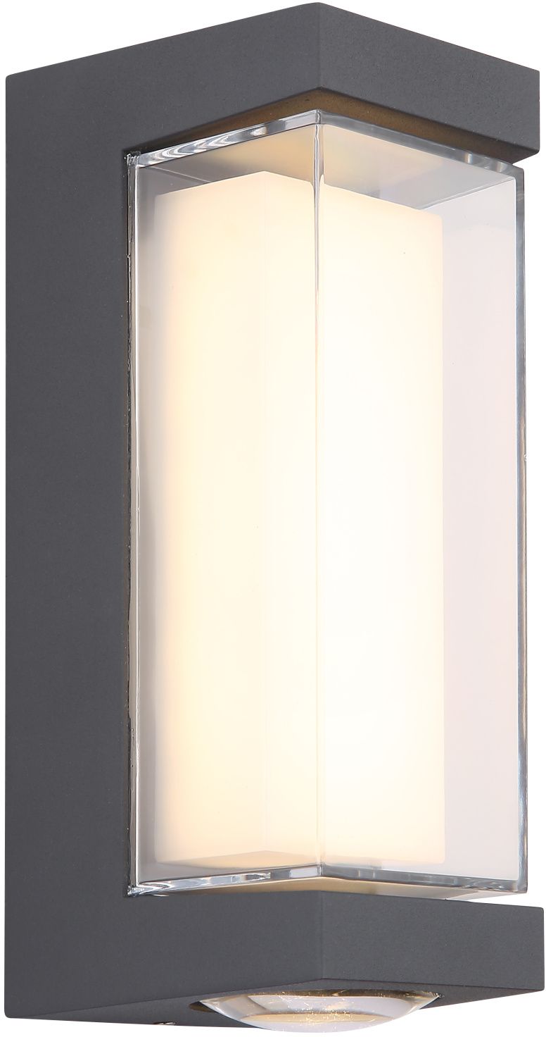 Globo Lighting Plixon applique murale extérieure 1x12 W blanc-transparent-anthracite 34316