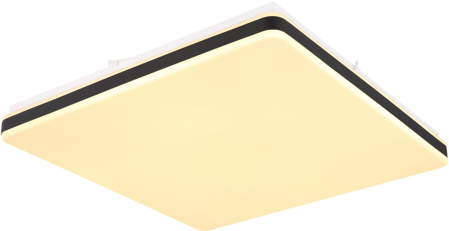 Globo Lighting Ully plafonnier 1x24 W blanc-noir 48025OBSH