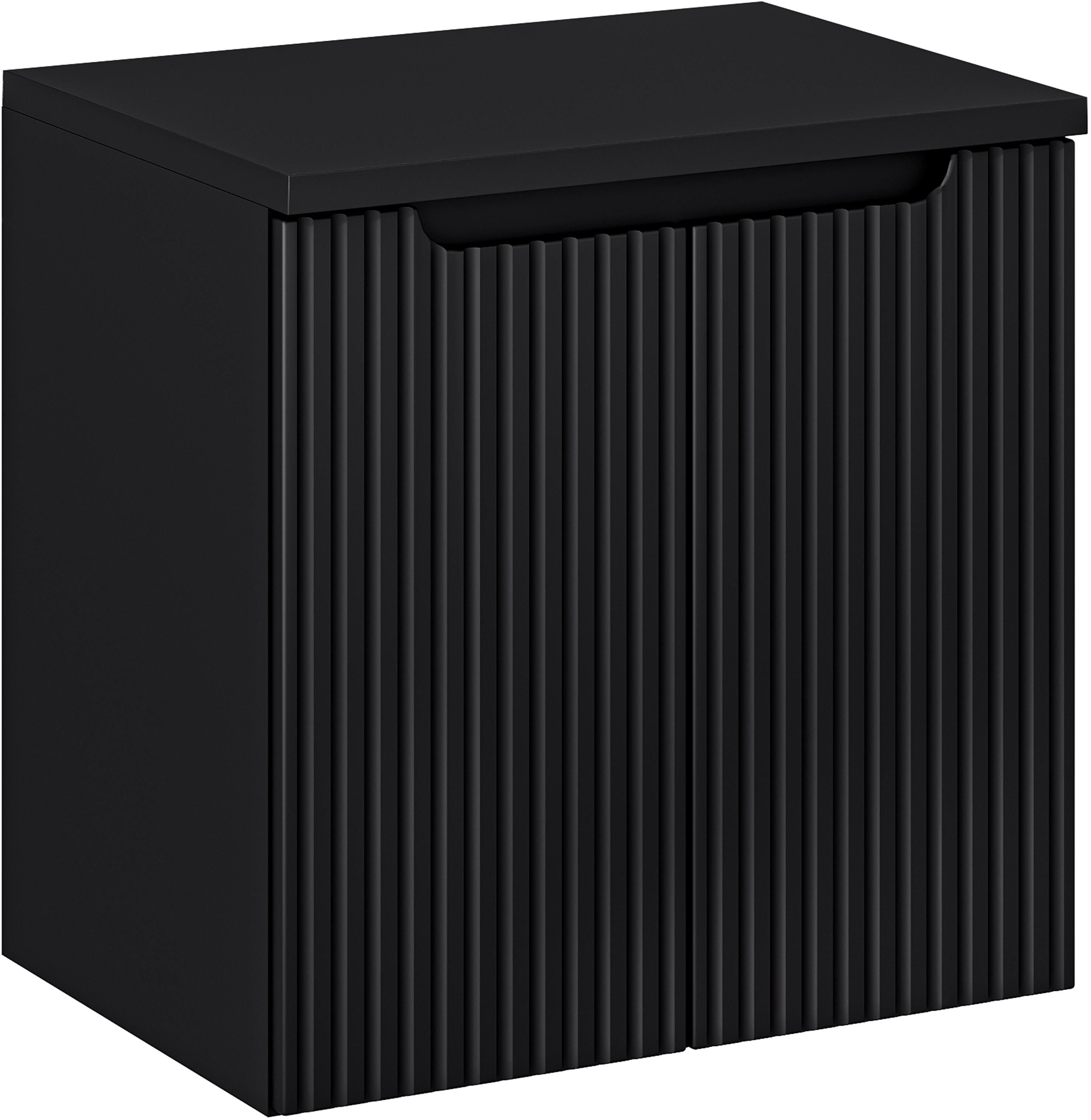 Set armoire Comad Nova Black NOVA BLACK D2 82-60-2D, plan de travail Comad Nova Black NOVA BLACK B 89-60