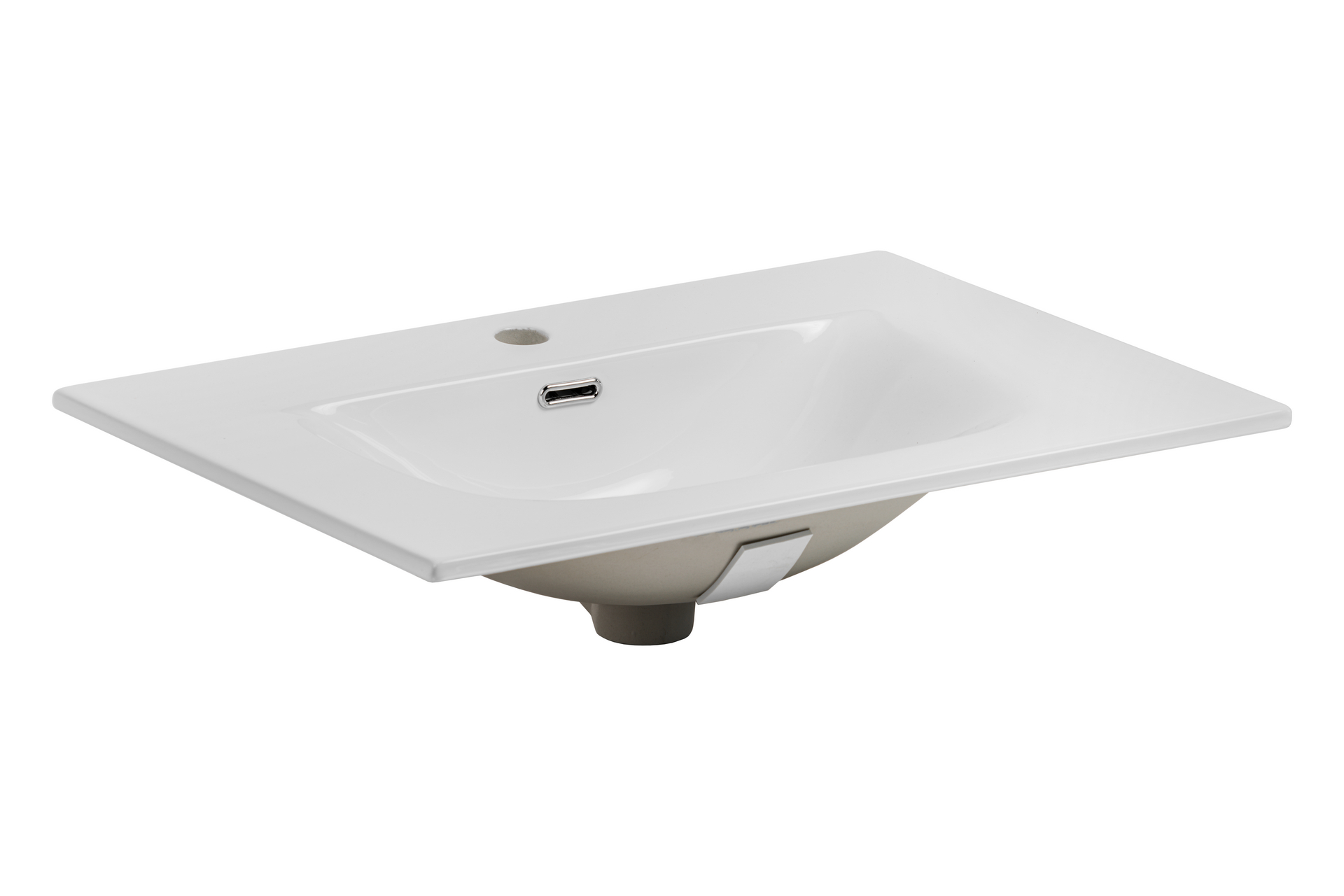 Comad Sky lavabo 60x46 cm rectangulaire de meuble blanc brillant SKY 60/DP-8099