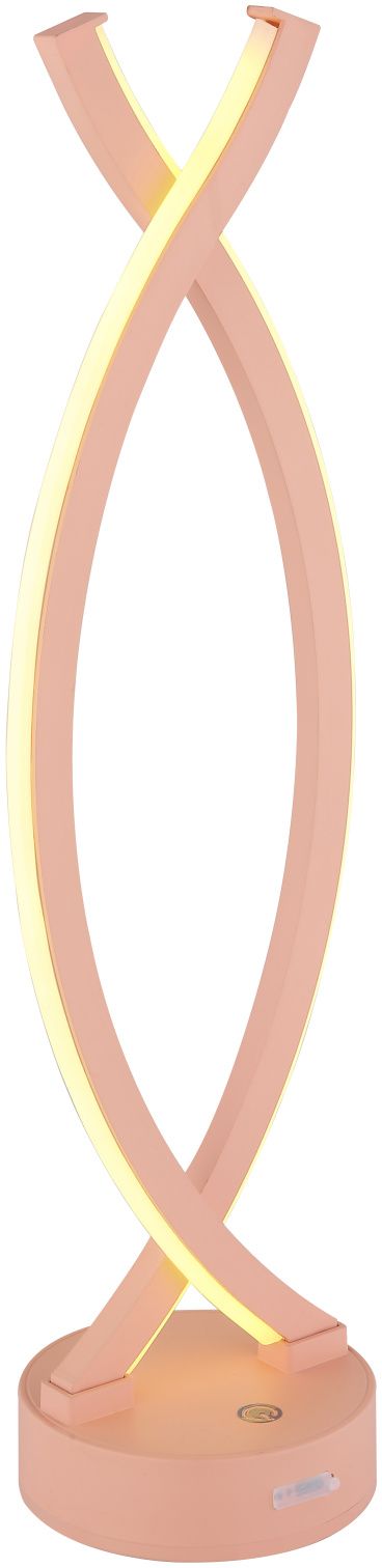 Globo Lighting Hela lampe de table 1x1 W blanc-corail 58457P