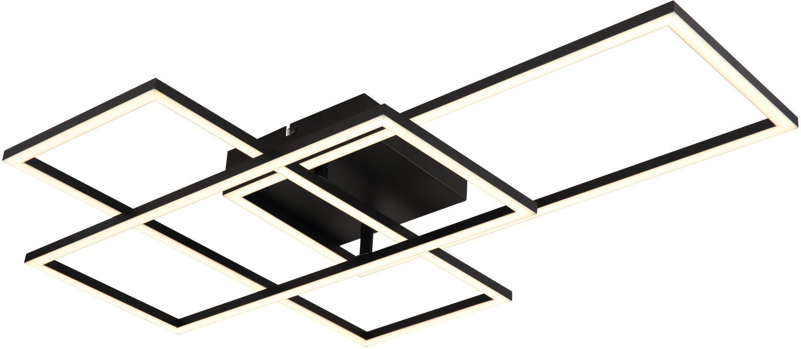Globo Lighting Gabriel plafonnier 1x40 W noir 67227-40NBSH