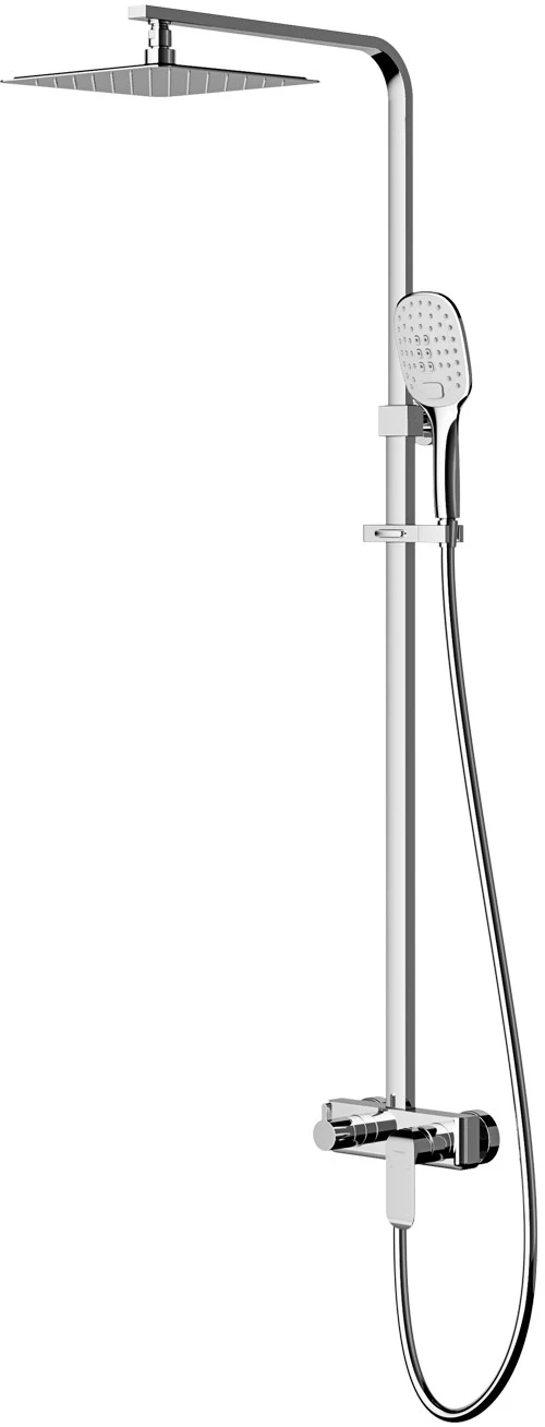 Omnires Sacramento ensemble de douche mural oui chrome SC2344CR