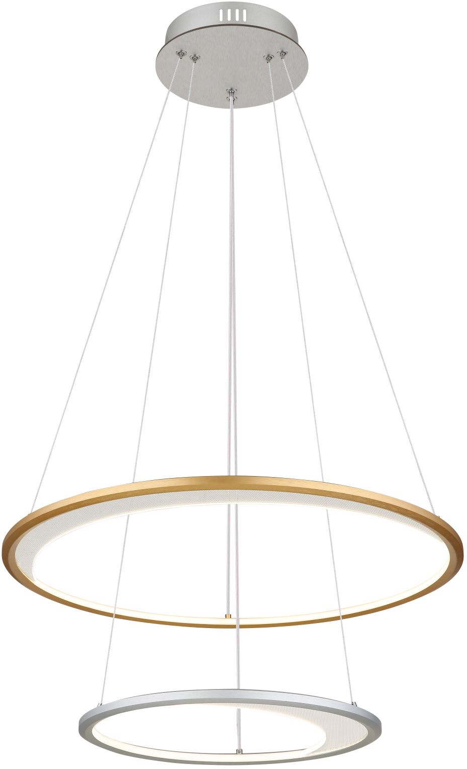 Globo Lighting Umbra lampe suspendue 1x40 W blanc-doré-argenté 67333-44H