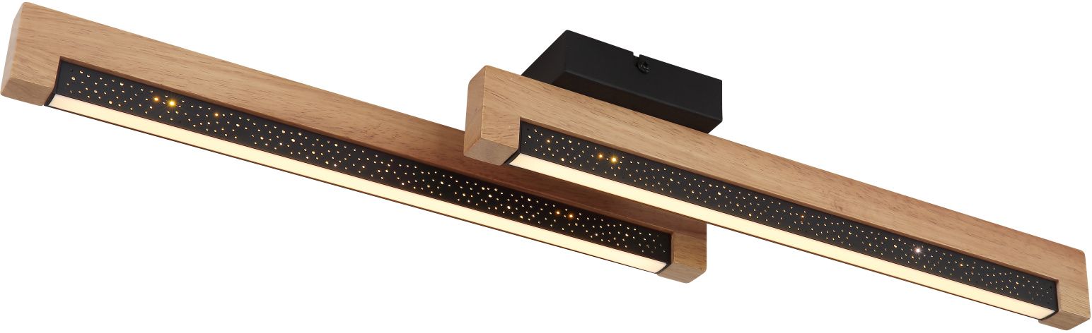 Globo Lighting Starla plafonnier 1x12 W noir-bois 67849D