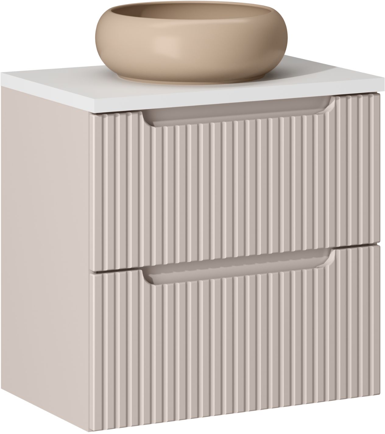 Set armoire Comad Nova Cashmere NOVA CASHMERE 82-60-2S, lavabo Comad Wiki UN-WIKI-MC, NOVA WHITE 89-60