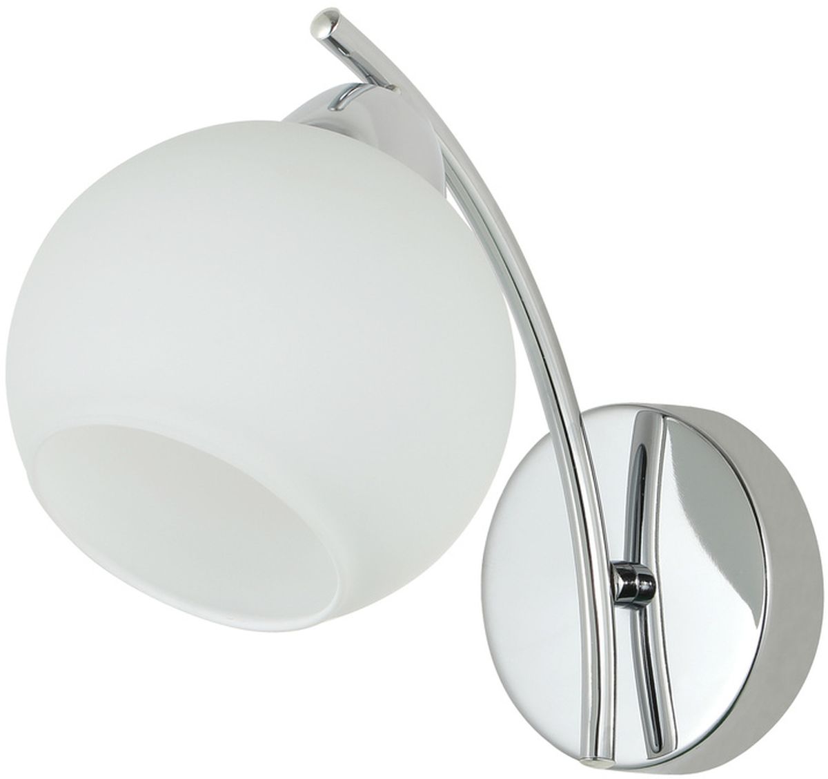 Candellux Amos applique murale 1x40 W blanc-chrome 21-35011
