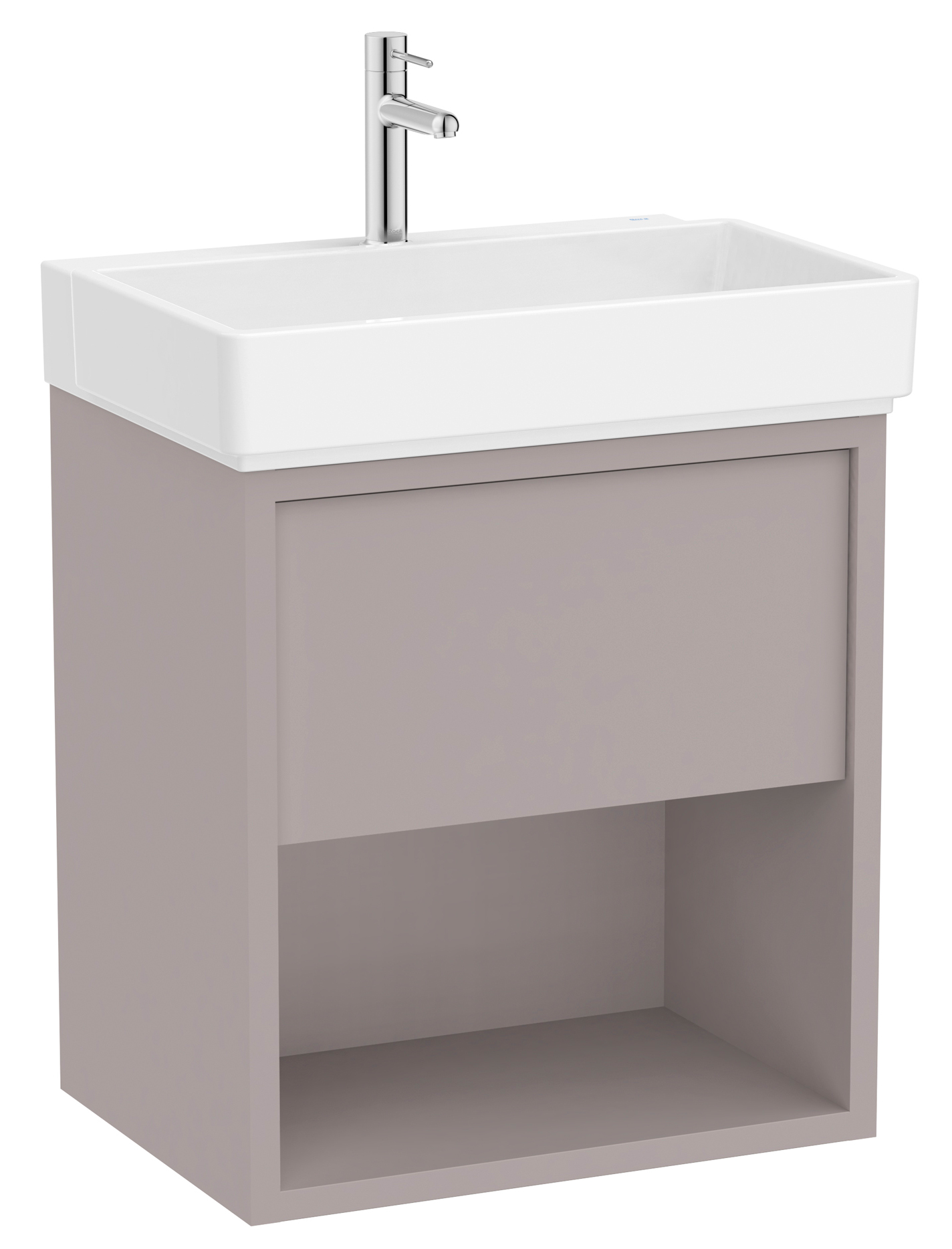 Roca Tura lavabo avec meuble 60 cm grise A852025559