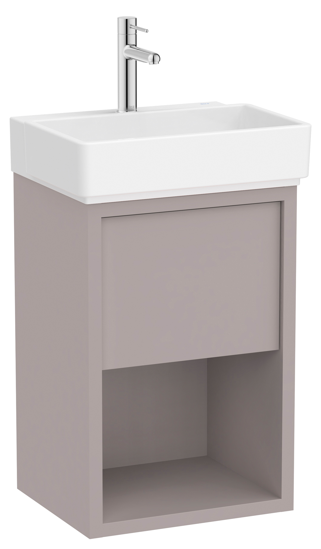 Roca Tura lavabo avec meuble 45 cm grise A852023559