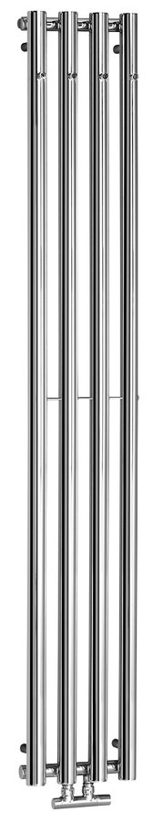 Sapho Pilon radiateur de salle de bain décoratif 180x27 cm chrome IZ120T