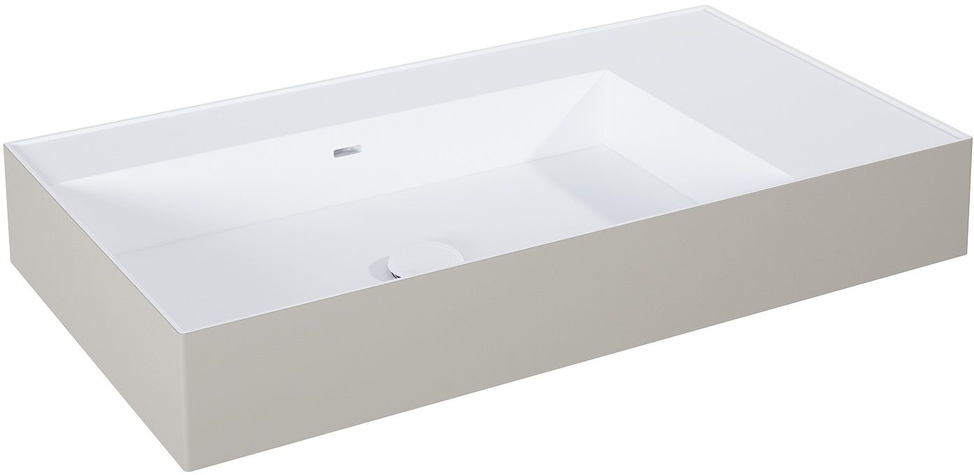 Elita Level lavabo 80.5x45.5 cm rectangulaire classique blanc RE041461216190
