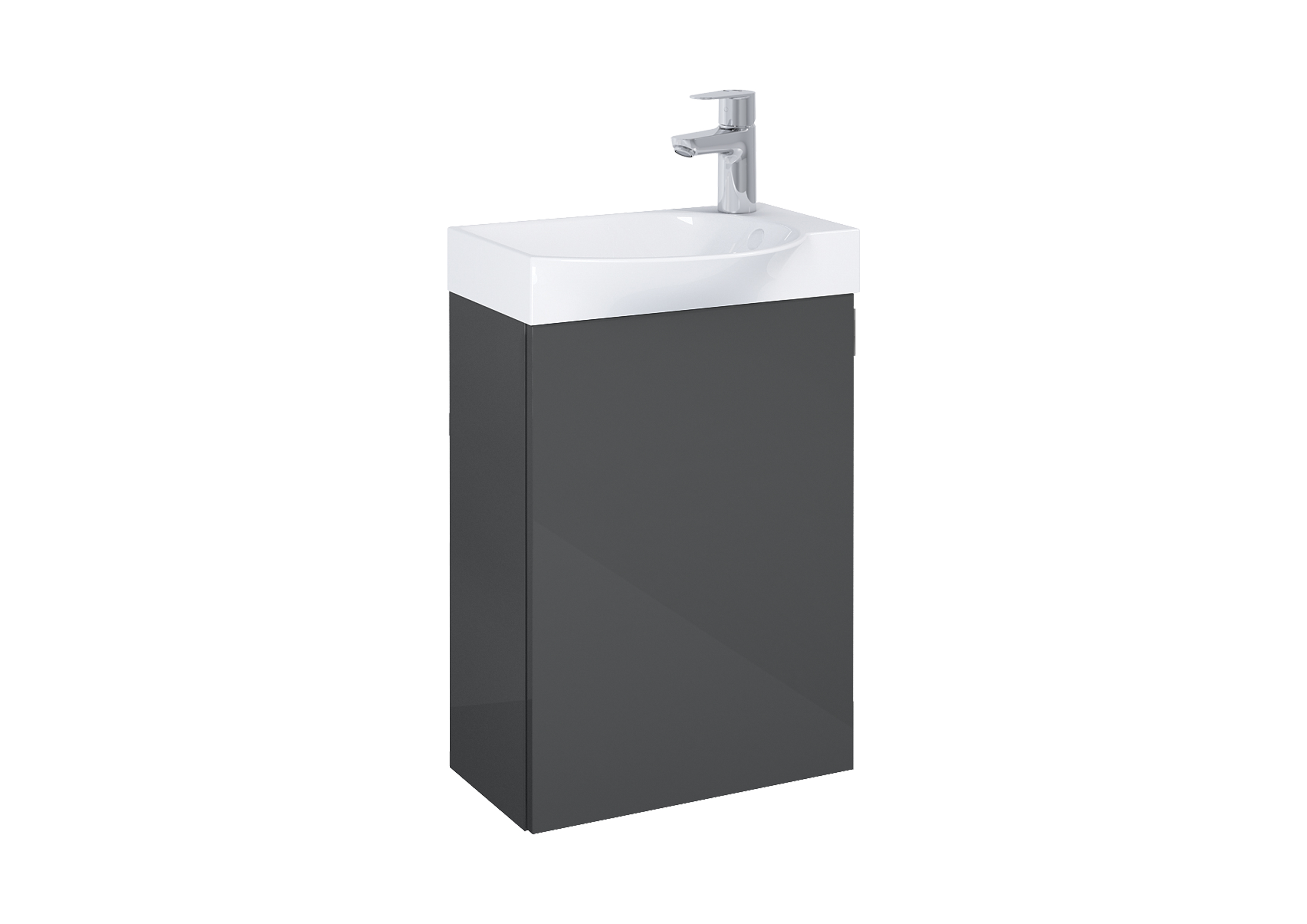 Roca Ravell lavabo avec meuble 45.2 cm grise A852448153