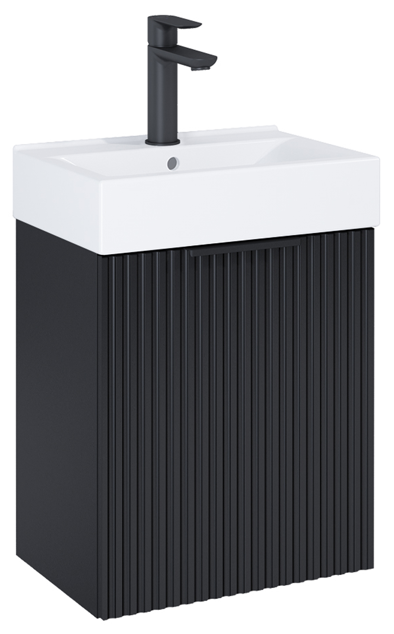 Roca Reef lavabo avec meuble 44.6 cm noire A852446532