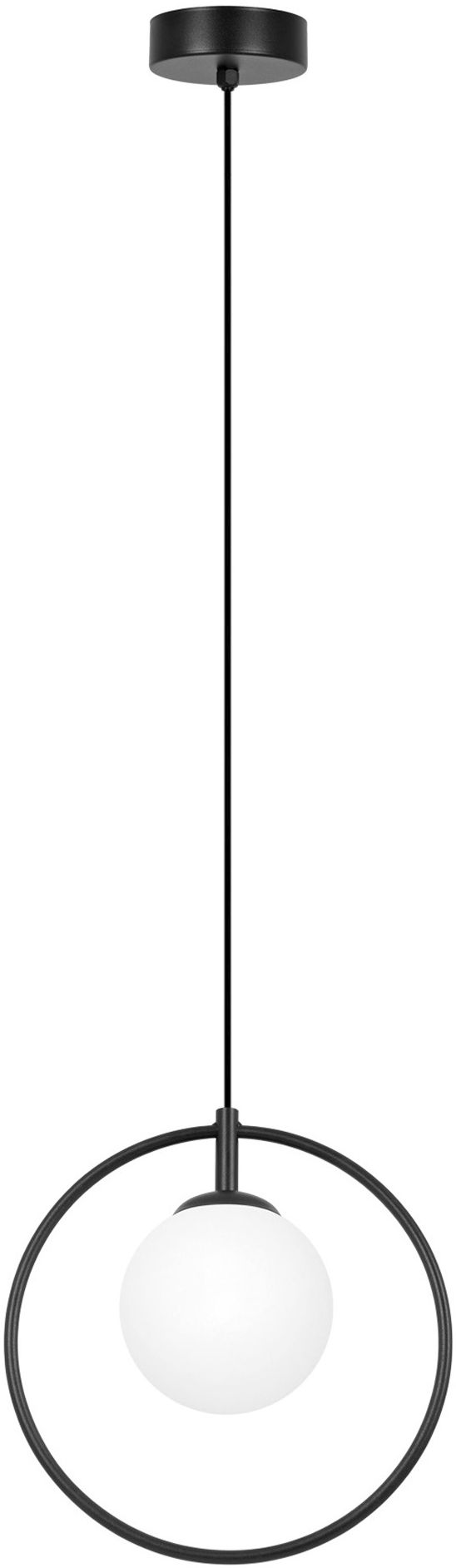 Kaja Geo lampe suspendue 1x10 W blanc-noir K-3837