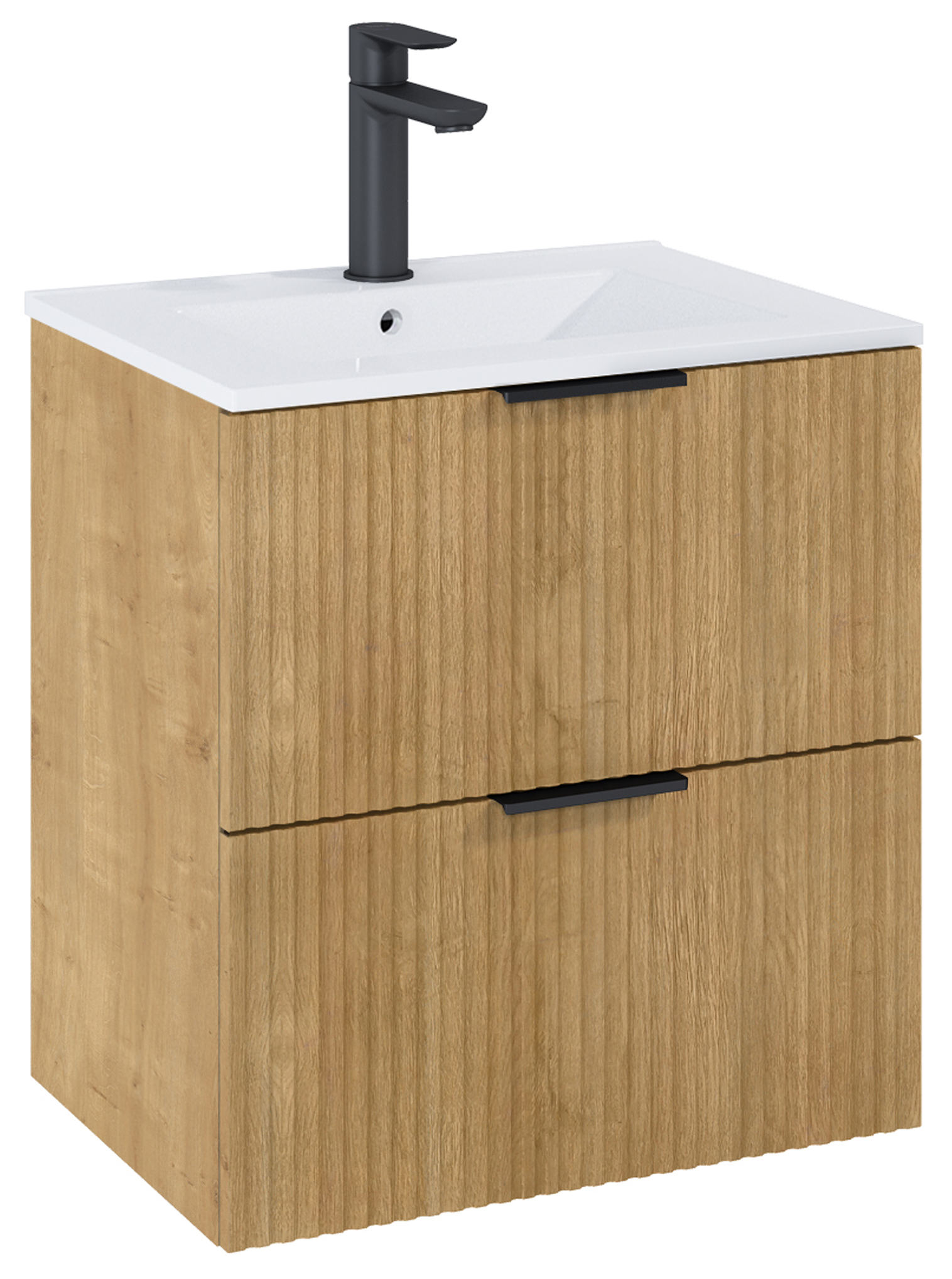 Roca Reef armoire 60x45x63.5 cm sous-lavabo suspendu chêne A857954464