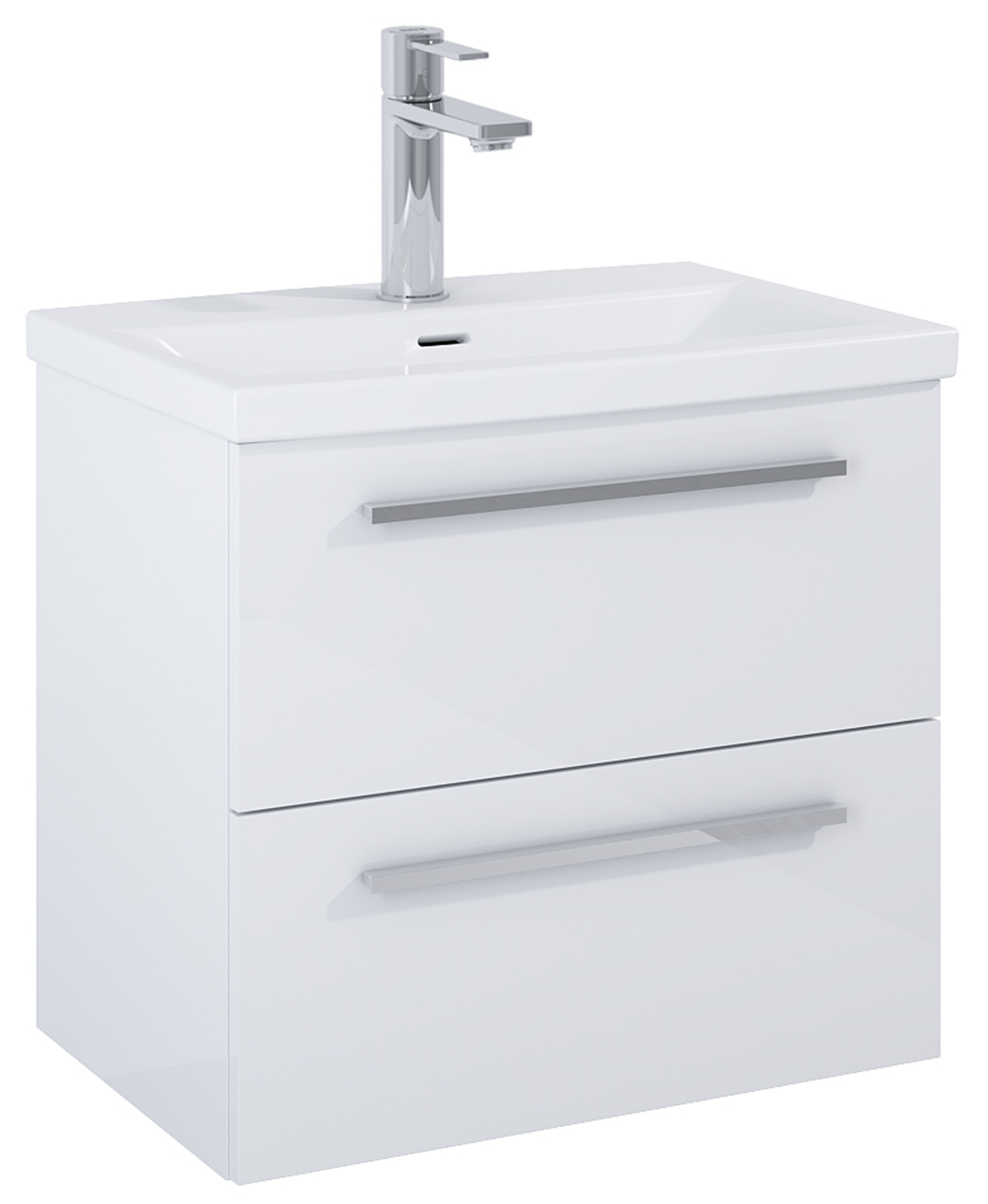 Roca Kwadro armoire 60x38.4x53 cm sous-lavabo suspendu blanc A857969806