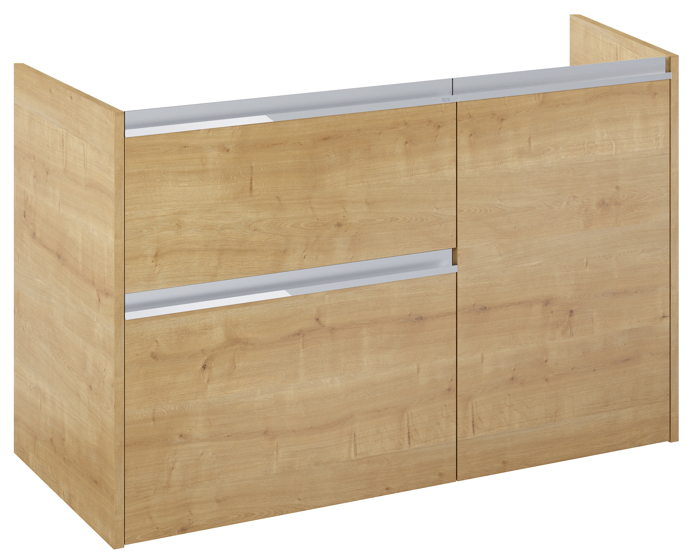 Roca Gap Pro armoire 98.5x45.1x63.5 cm sous-lavabo suspendu chêne A857904464