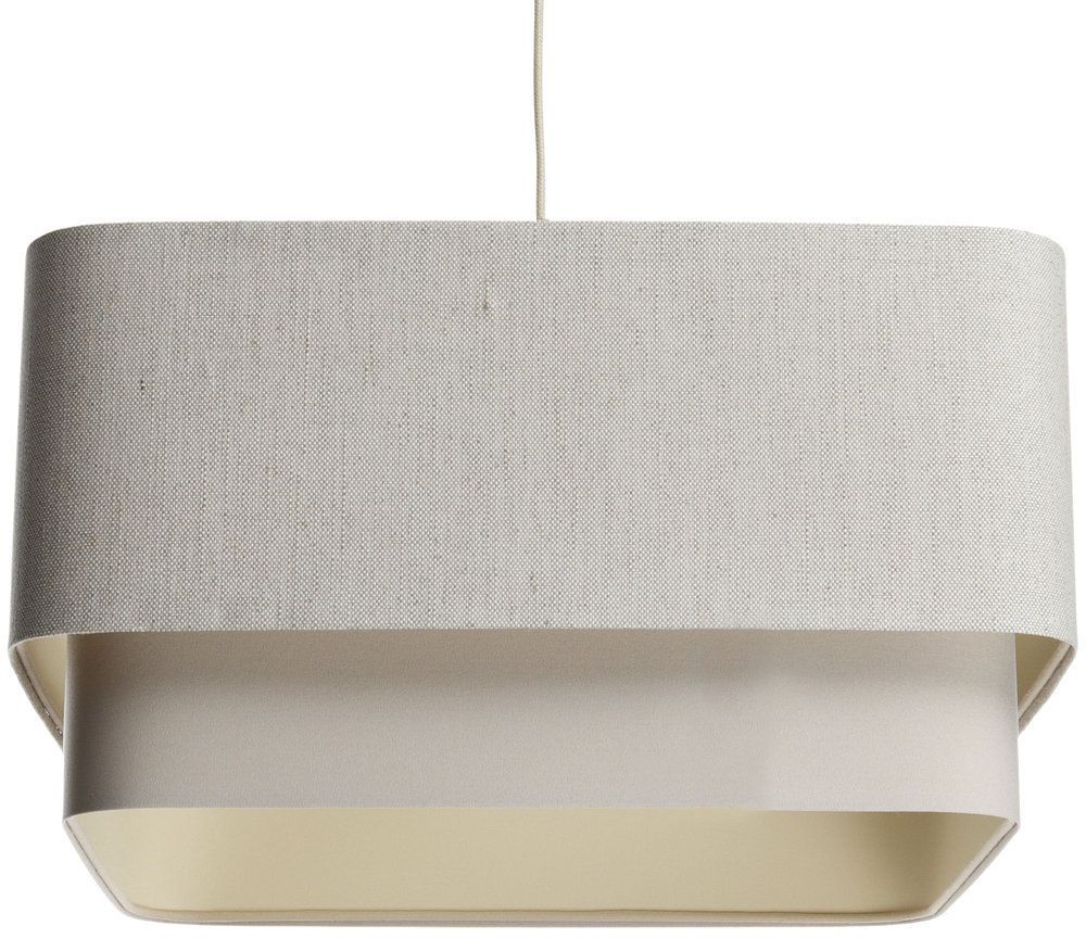 BPS Koncept Kwadro duo lampe suspendue 1x60 W crème-beige KWD-002