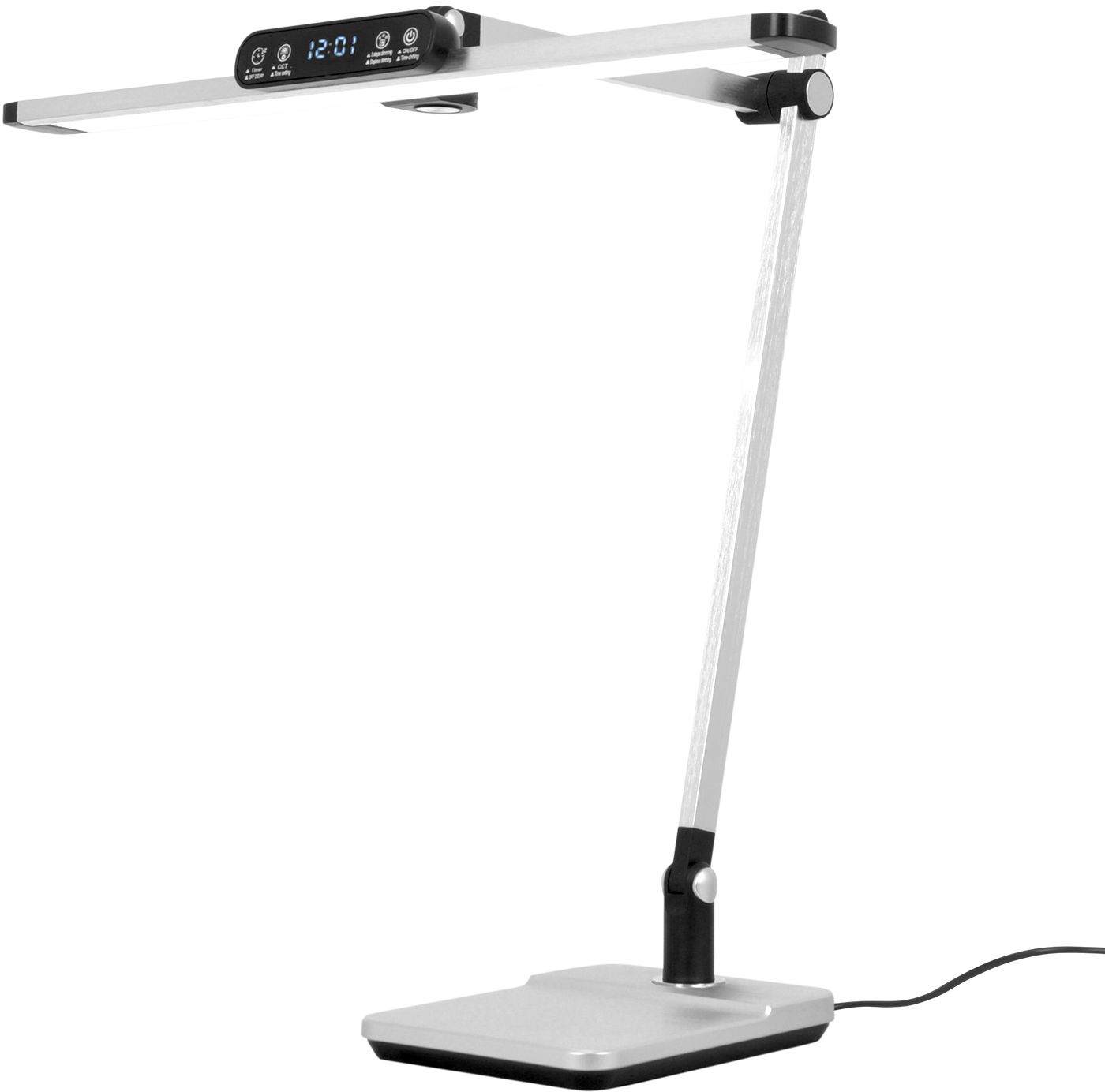 Kaja Ares lampe de bureau 1x12 W argenté K-BL1321SREBRNY