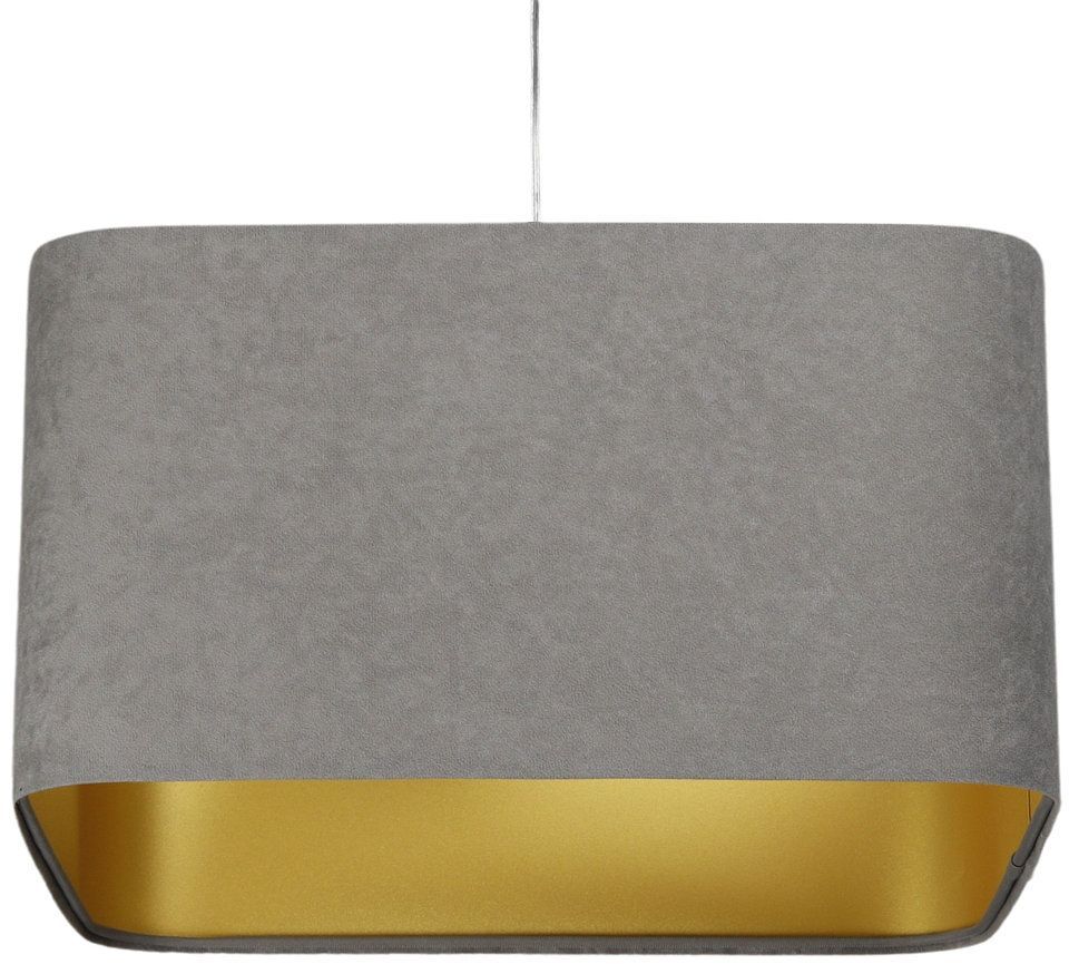 BPS Koncept Kwadro sue lampe suspendue 1x60 W doré-gris/cendre KW-105-40W20