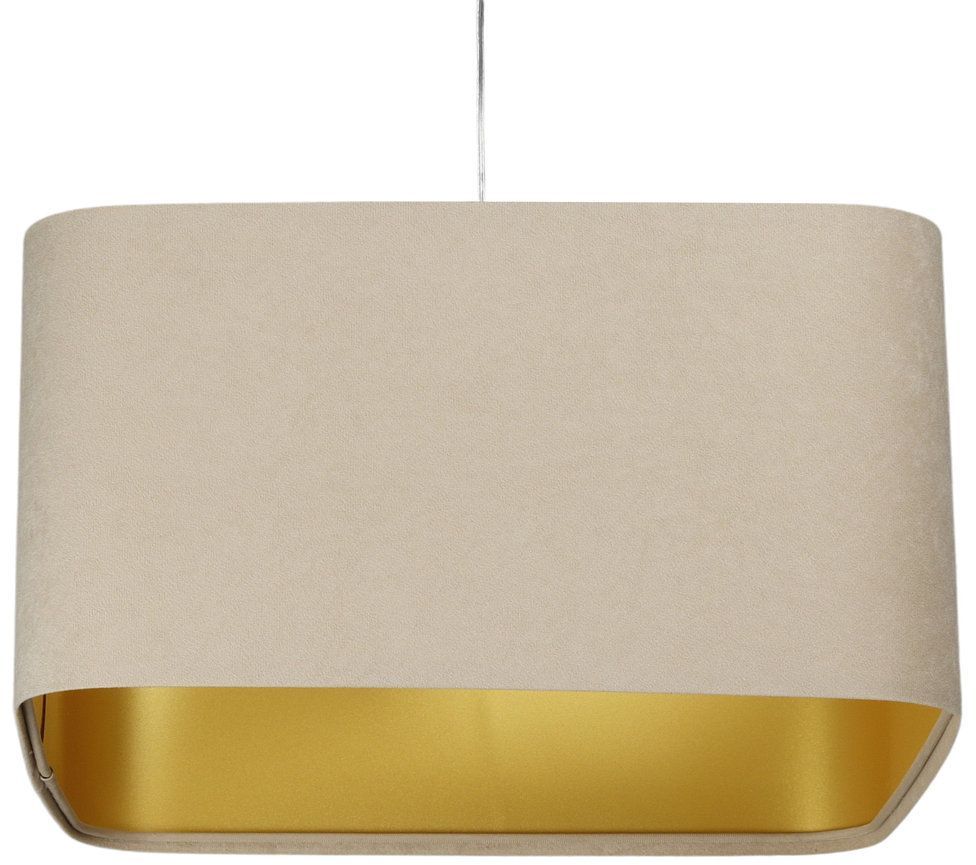 BPS Koncept Kwadro sue lampe suspendue 1x60 W doré-beige KW-107-40W30