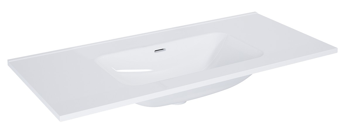 Elita Skappa lavabo 101.5x46 cm rectangulaire de meuble blanc RE041000068060