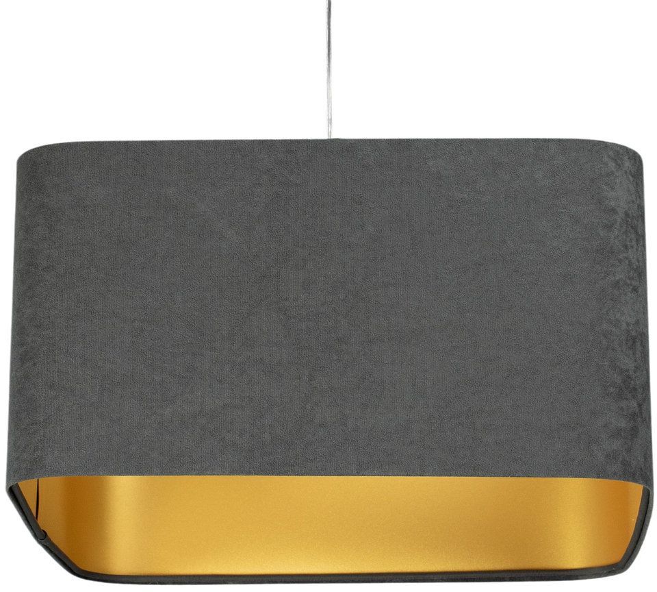 BPS Koncept Kwadro sue lampe suspendue 1x60 W doré-graphite KW-110-40W25