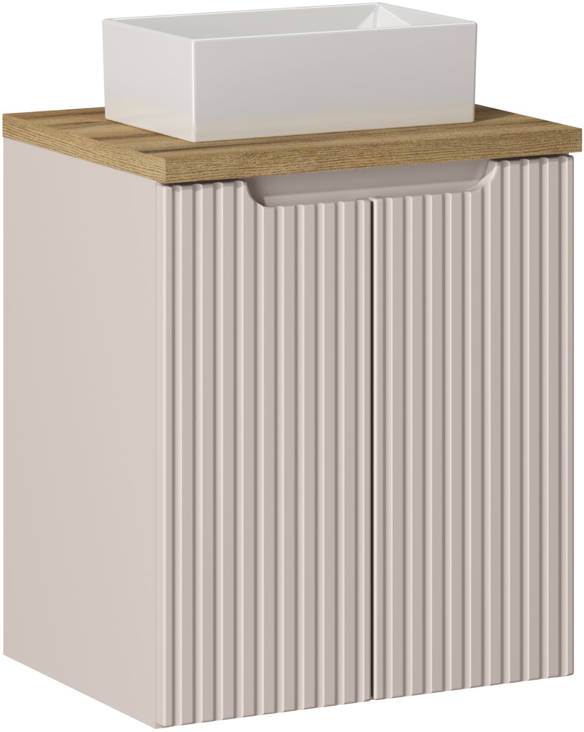 Set armoire Comad Nova Cashmere NOVA CASHMERE 82-50-2D, lavabo Comad Gaja UN-GAJA35-SW 78570A(35), NOVA OAK A 89-50