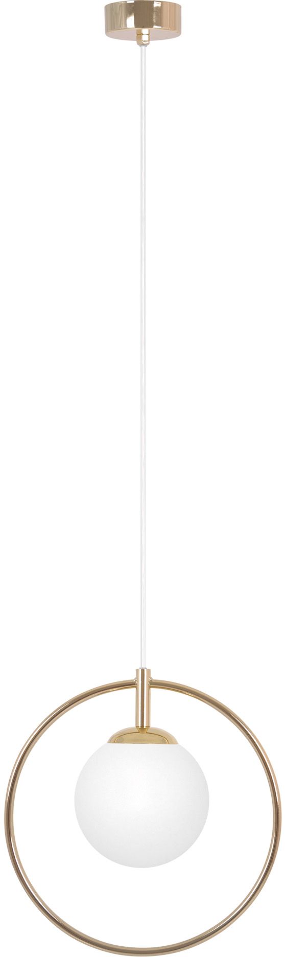 Kaja Ritus lampe suspendue 1x10 W blanc-doré K-5390