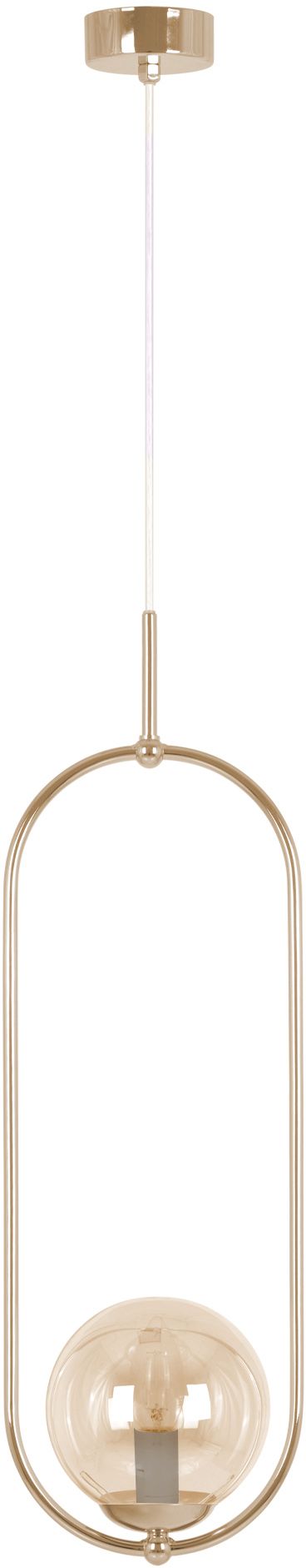 Kaja Sven lampe suspendue 1x10 W doré-ambre K-5396