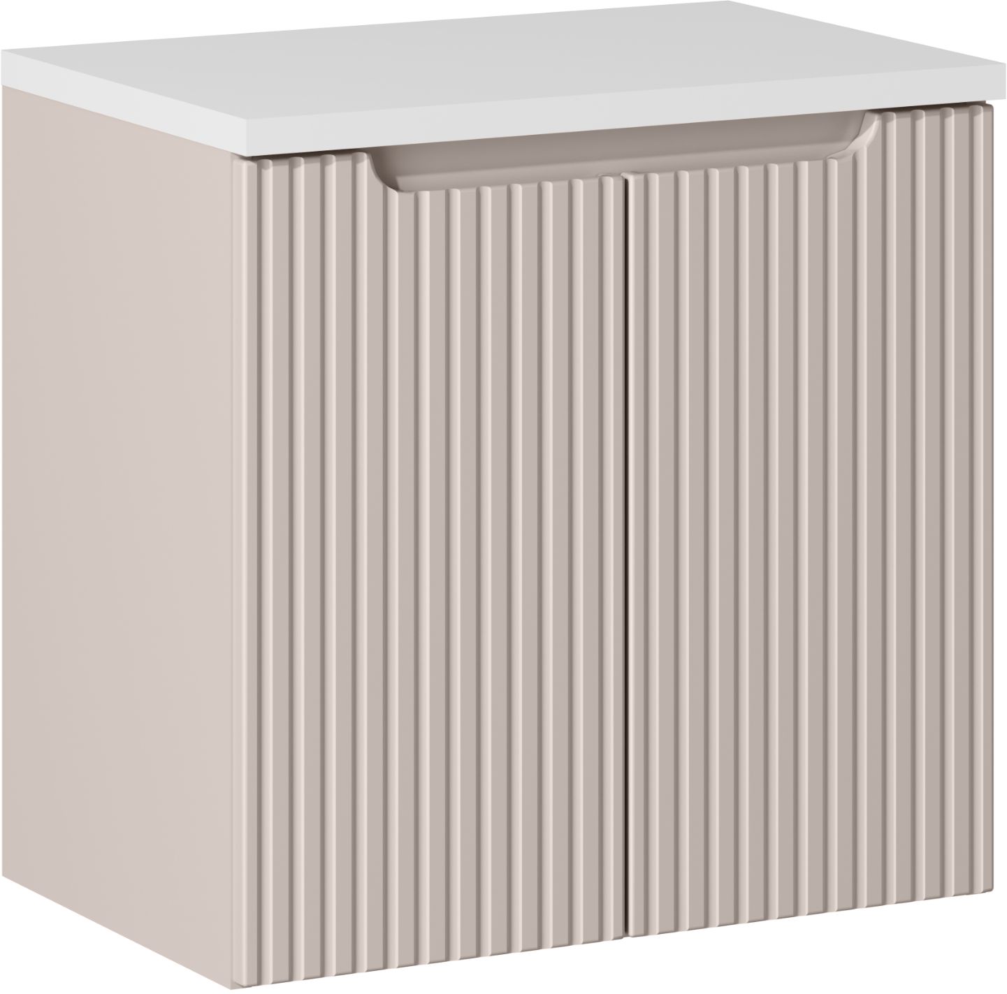 Set armoire Comad Nova Cashmere NOVA CASHMERE 82-60-2D, plan de travail Comad Nova White NOVA WHITE 89-60
