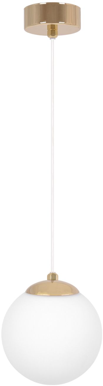 Kaja Rea lampe suspendue 1x10 W blanc-doré K-5420