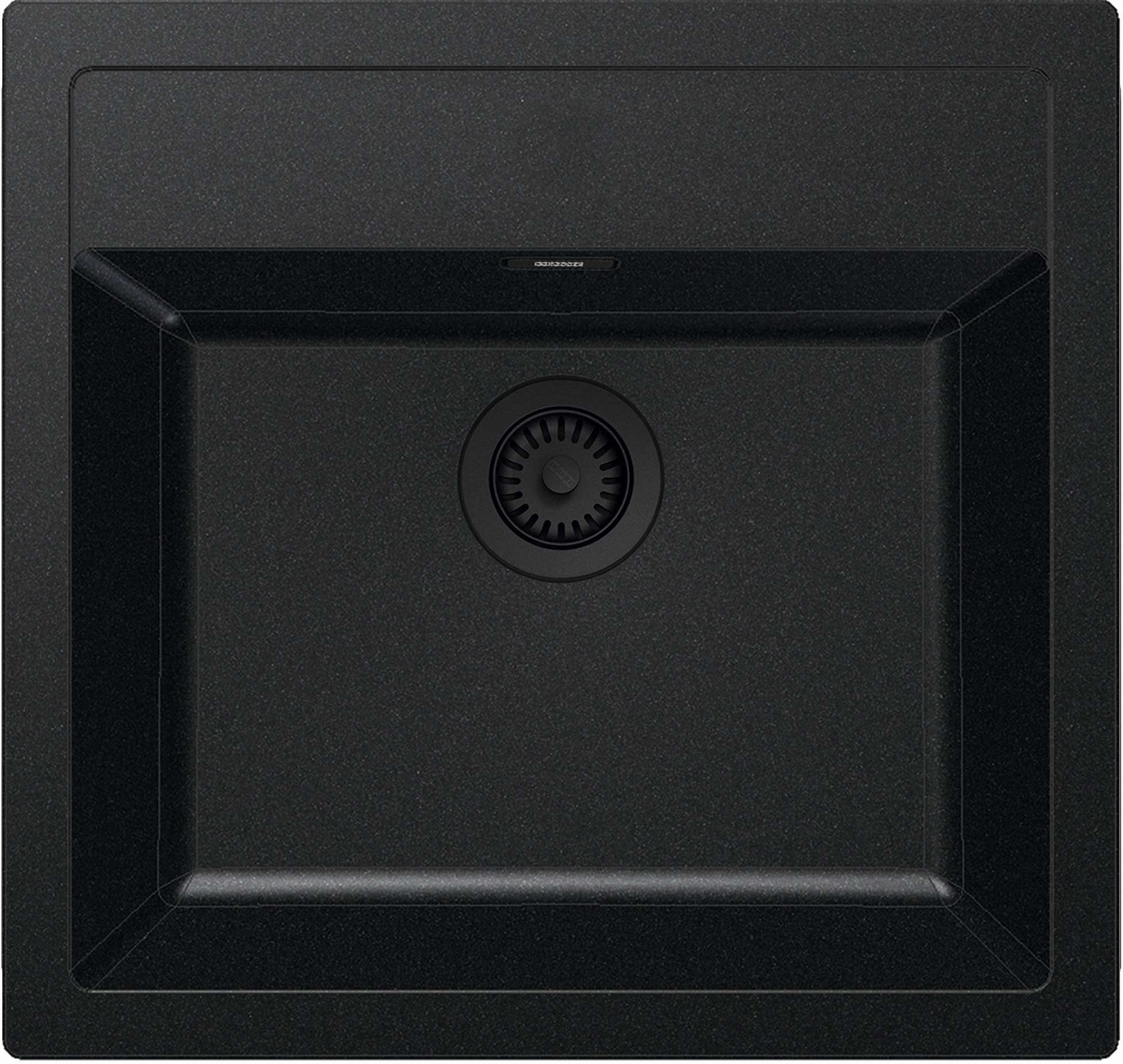 Franke Sirius SID évier tectonite 56x53 cm noir 143.0702.425