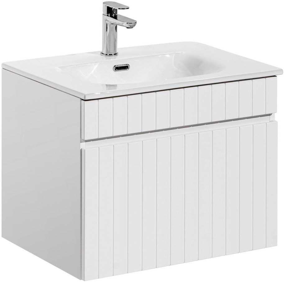 Set armoire Comad Iconic White ICONIC WHITE 82-80-D-1S, lavabo Comad Sky SKY80/DP-8099