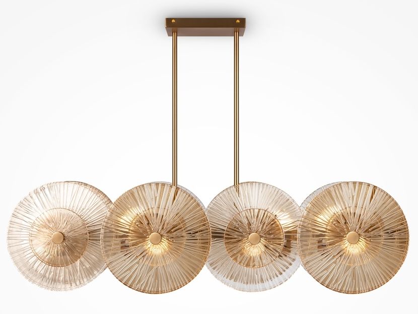 Maytoni Aster lampe suspendue x40 W doré MOD007PL-08G1