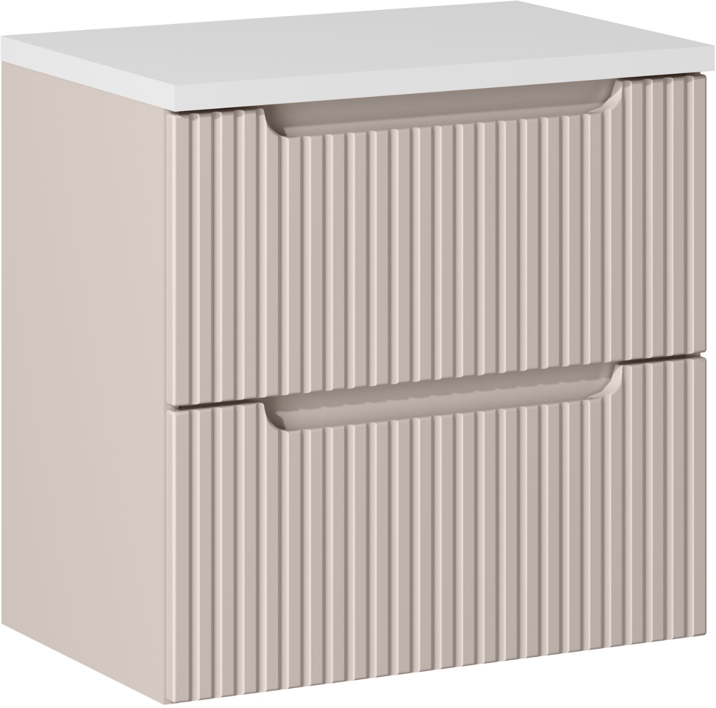 Set armoire Comad Nova Cashmere NOVA CASHMERE 82-60-2S, plan de travail Comad Nova White NOVA WHITE 89-60