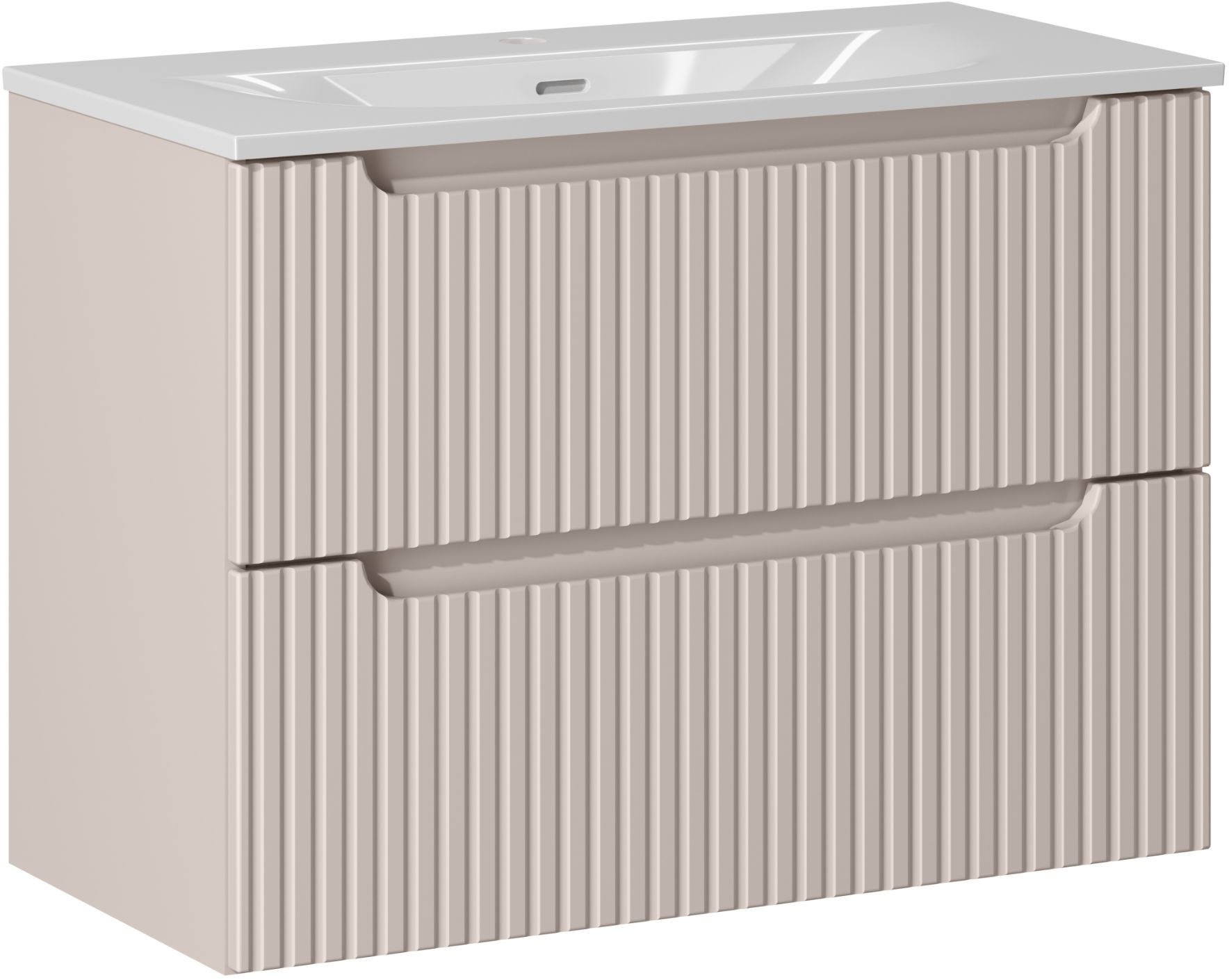 Set armoire Comad Nova Cashmere NOVA CASHMERE 82-80-2S, lavabo Comad Sky 3 SKY 3 80CM DP (E-8099-3-80)