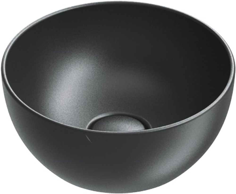 Catalano Sfera lavabo 32x32 cm ronde à poser noir 0523320022