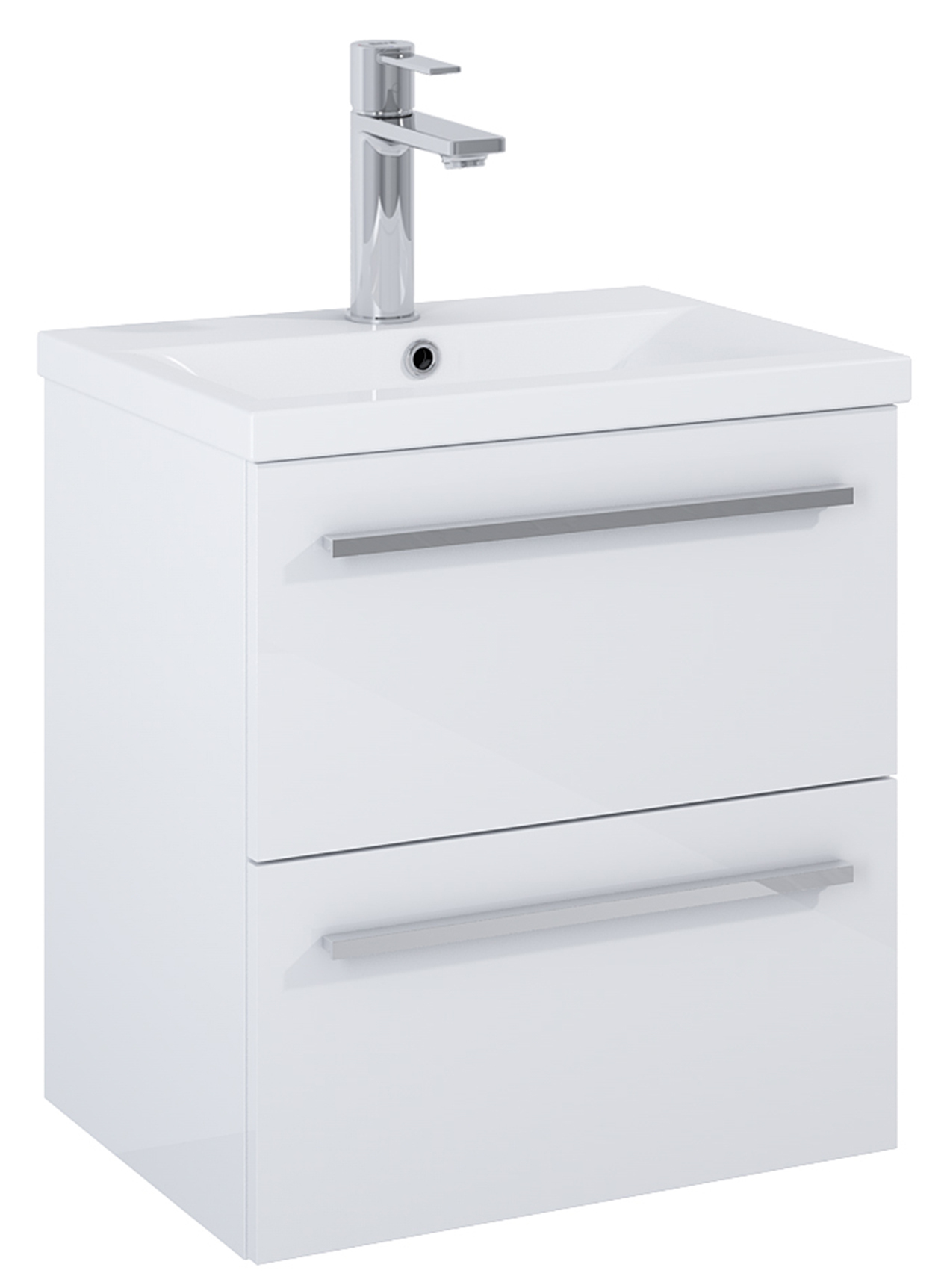 Roca Kwadro lavabo avec meuble 51 cm blanche A852449806