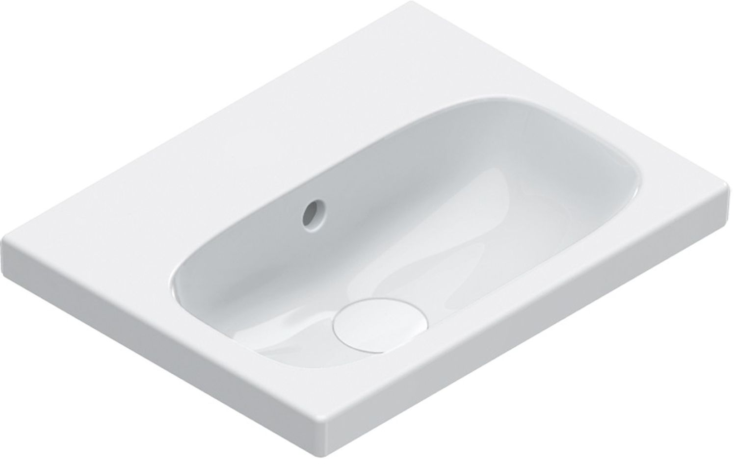 Catalano Alvea lavabo 45x35 cm rectangulaire classique-de meuble blanc 0620450001