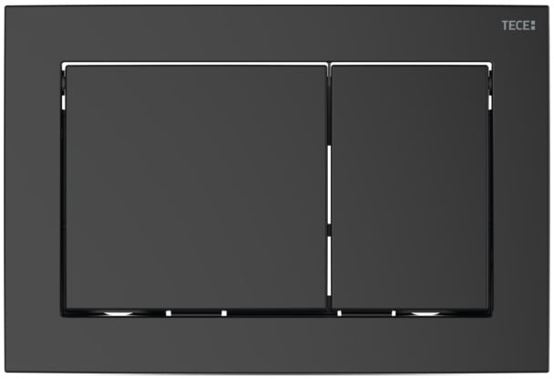 Tece Base bouton de chasse d'eau pour WC noir 9240723