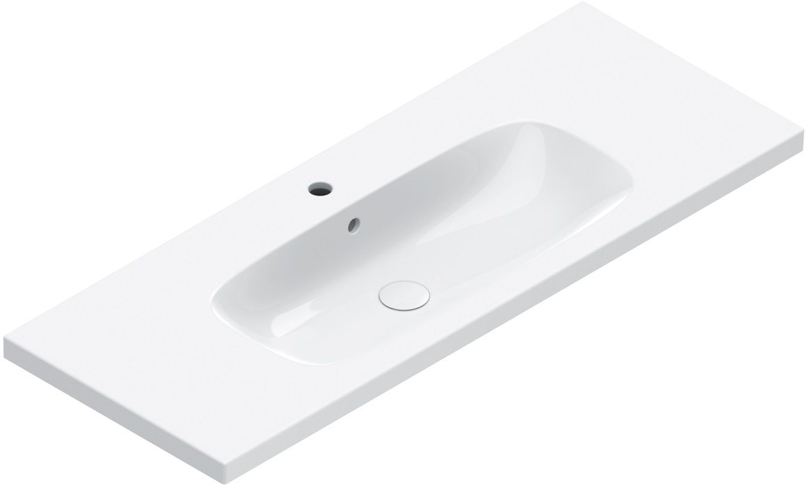 Catalano Alvea lavabo 120x46 cm rectangulaire classique-de meuble blanc brillant 0621210001