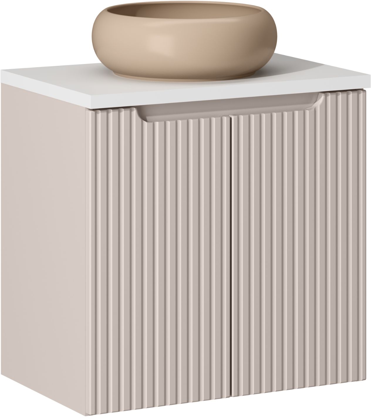 Set armoire Comad Nova Cashmere NOVA CASHMERE 82-60-2D, lavabo Comad Wiki UN-WIKI-MC, NOVA WHITE 89-60