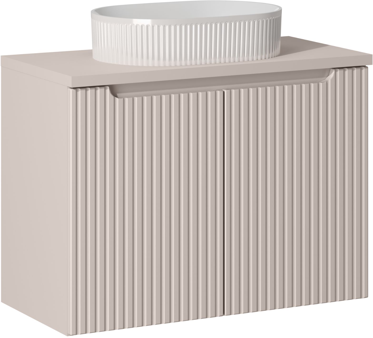 Set armoire Comad Nova Cashmere NOVA CASHMERE 82-80-2D, lavabo Comad Beyond BEYOND 5 WHITE ( E-6564 ), NOVA CASHMERE 89-80